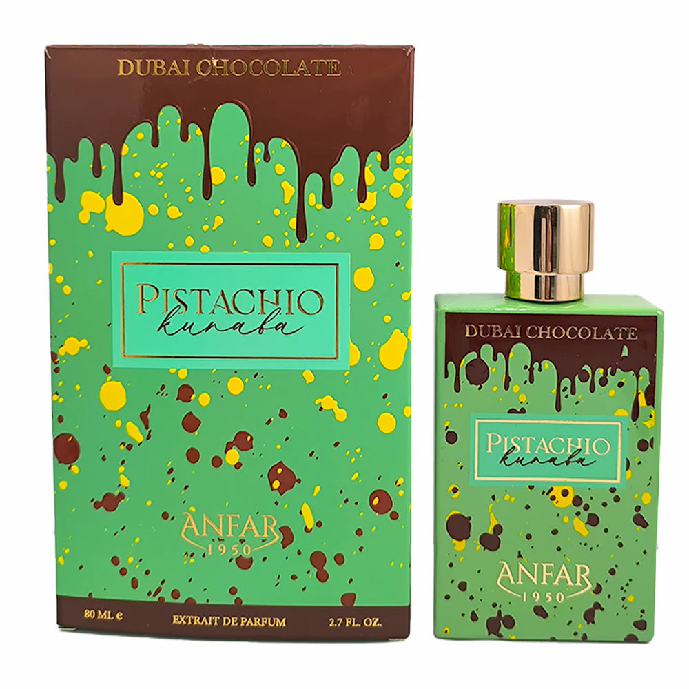 ANFAR PISTACHO KUNAFA DUBAI CHOCOLATE UNISEX EXTRAIT PARFUM 80ML