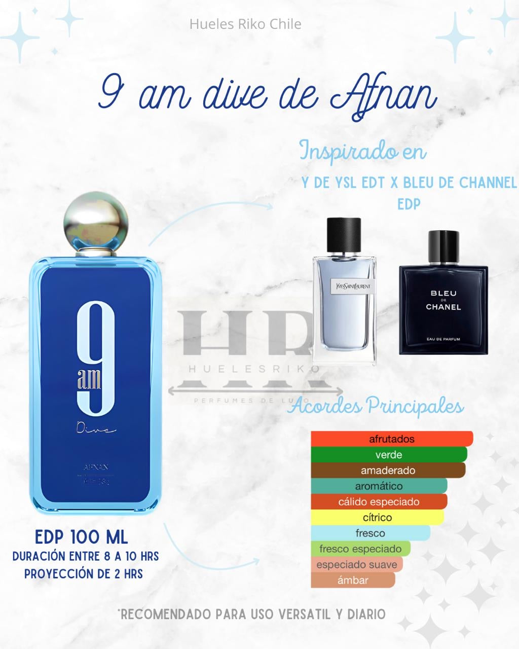 AFNAN 9AM DIVE UNISEX EDP 100ML