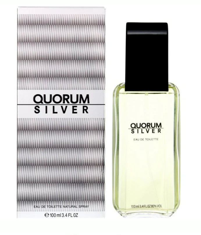 ANTONIO PUIG QUORUM SILVER MEN EDT 100ML
