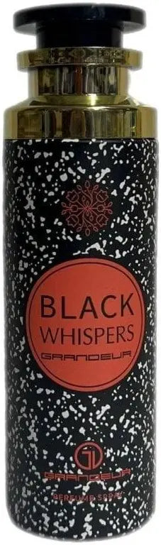 DESODORANTE GRANDEUR BLACK WHISPERS WOMAN BODY SPRAY 200ML