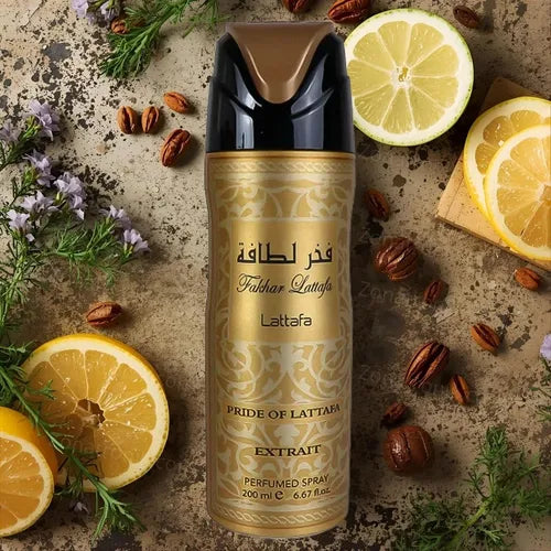 DESODORANTE LATTAFA FAKHAR GOLD BODY SPRAY 200ML