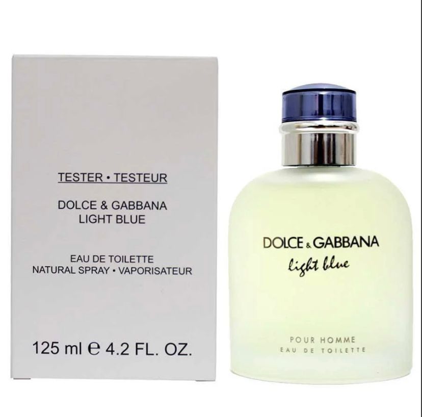 DOLCE & GABBANA LIGHT BLUE MEN TESTER EDT 125ML
