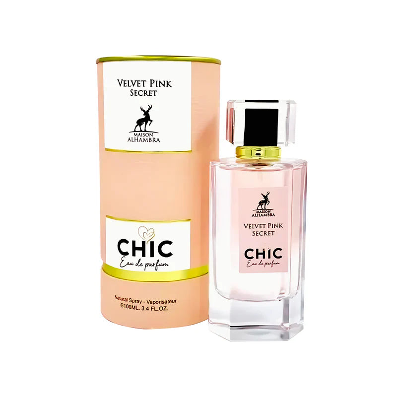 MAISON ALHAMBRA CHIC VELVET PINK SECRET WOMAN EDP 100ML