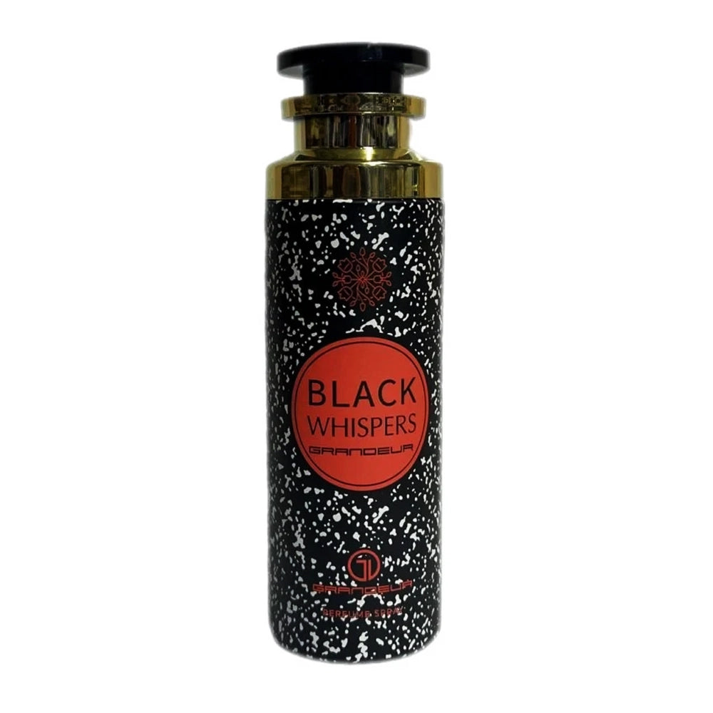 DESODORANTE GRANDEUR BLACK WHISPERS WOMAN BODY SPRAY 200ML