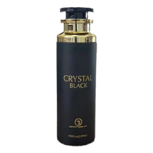 DESODORANTE GRANDEUR CRYSTAL BLACK WOMAN BODY SPRAY 200ML