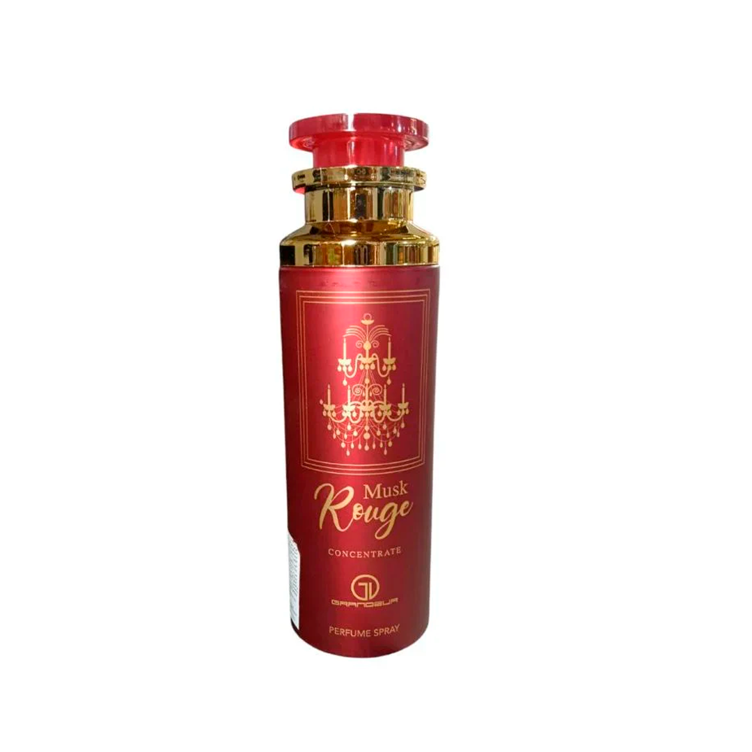 DESODORANTE GRANDEUR MUSK ROUGE CONCENTRATE UNISEX BODY SPRAY 200ML