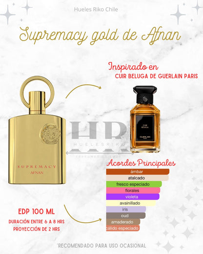 AFNAN SUPREMACY GOLD UNISEX EDP 100ML