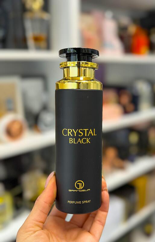 DESODORANTE GRANDEUR CRYSTAL BLACK WOMAN BODY SPRAY 200ML