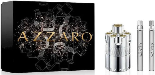 AZZARO WANTED MEN SET EDP 100 + 10ML + 10ML