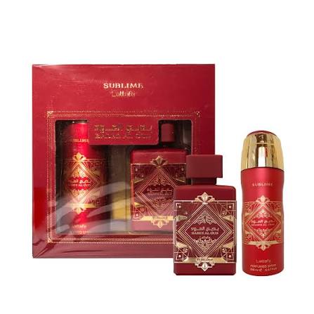 LATTAFA BADEE AL OUD SUBLIME UNISEX SET EDP 100ML+DEO 200ML