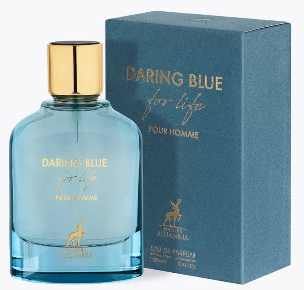 MAISON ALHAMBRA DARING BLUE FOR LIFE MEN EDP 100ML