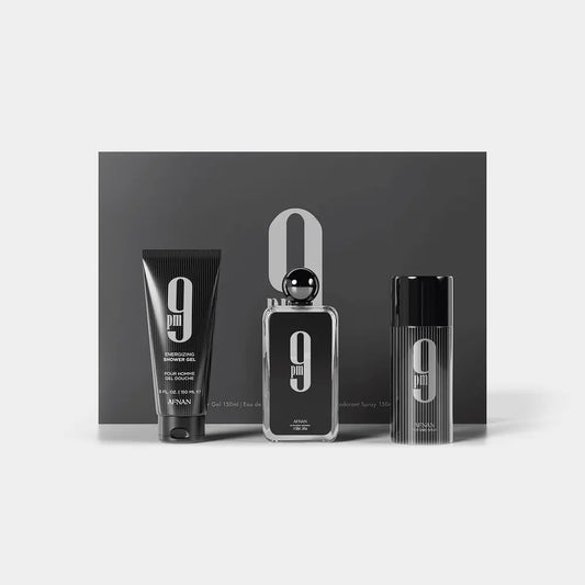AFNAN 9PM FOR MEN SET EDP 100ML+SG 150ML+DEO 150ML