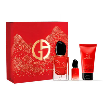 GIORGIO ARMANI SI PASSIONE WOMAN SET EDP 50ML+7ML + BODY LOTION 50ML