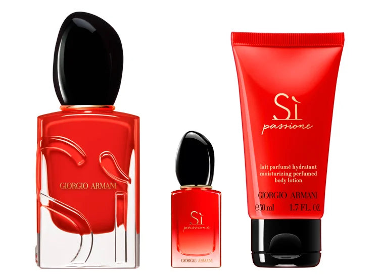 GIORGIO ARMANI SI PASSIONE WOMAN SET EDP 50ML+7ML + BODY LOTION 50ML