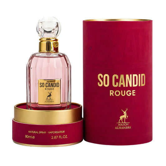 MAISON ALHAMBRA SO CANDID ROUGE EDP 85ML