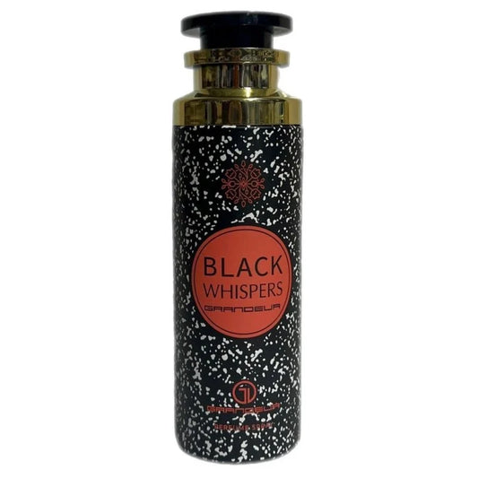 DESODORANTE GRANDEUR BLACK WHISPERS WOMAN BODY SPRAY 200ML