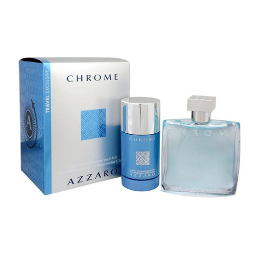 AZZARO CHROME MEN SET EDT 100ML + DEO 75ML