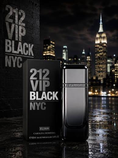 CAROLINA HERRERA 212 VIP BLACK NYC ELIXIR EDP 100ML