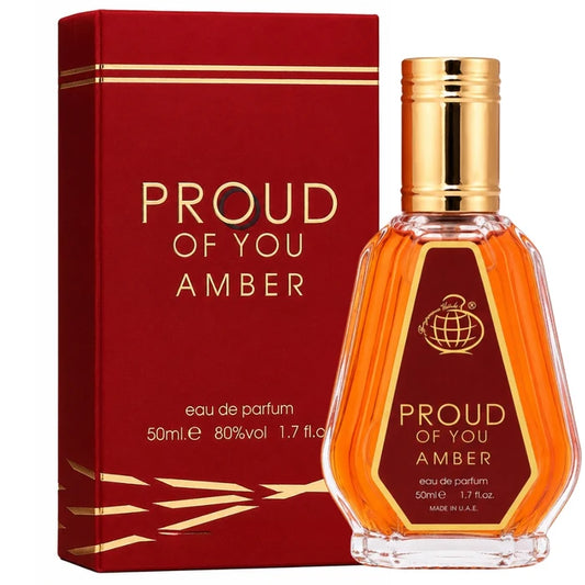 FRAGRANCE WORLD PROUD OF YOU AMBER EDP 50ML
