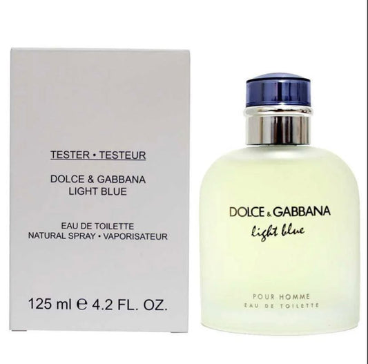 DOLCE & GABBANA LIGHT BLUE MEN TESTER EDT 125ML