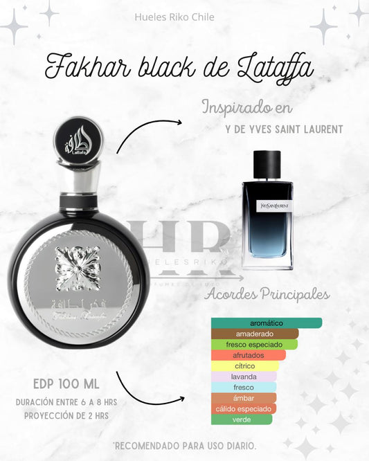 LATTAFA FAKHAR BLACK EDP 100ML  INSPIRADO EN (YVEN SAINT LSURENT Y)