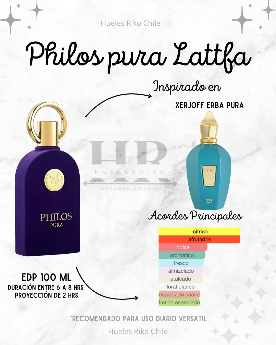 MAISON ALHAMBRA PHILOS PURA UNISEX EDP 100ML