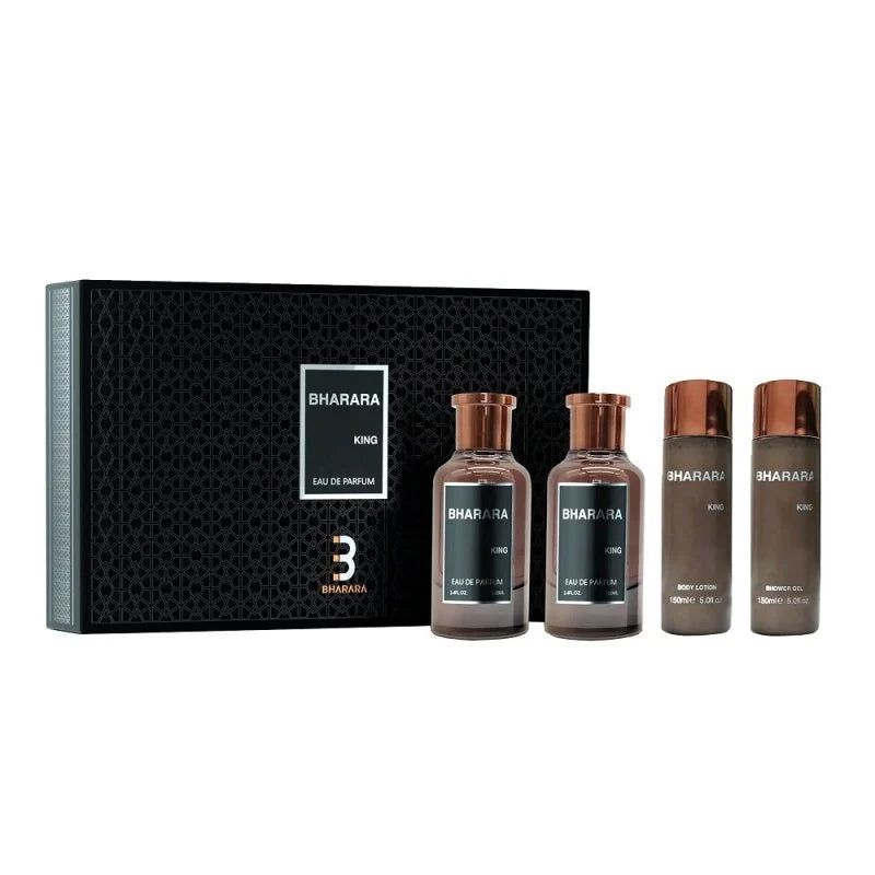 BHARARA KING EDP SET 100ML+BL 150ML+ASH 100ML+SG 150ML