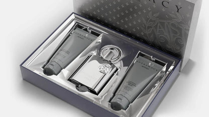AFNAN SUPREMACY SILVER SET EDP 100ML+SG100ML+AS 100ML